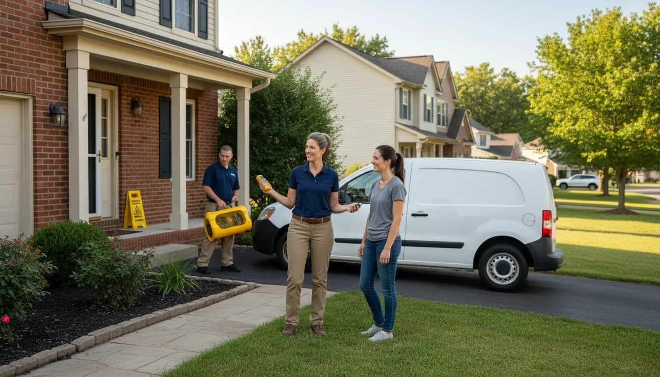 Water restoration image for Mold Remediation in Jamestown, OH